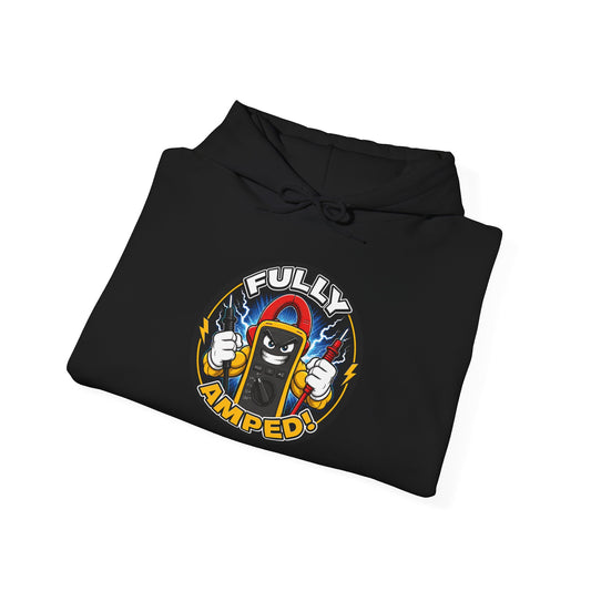 “Fully Amped!” Electrician Hoodie