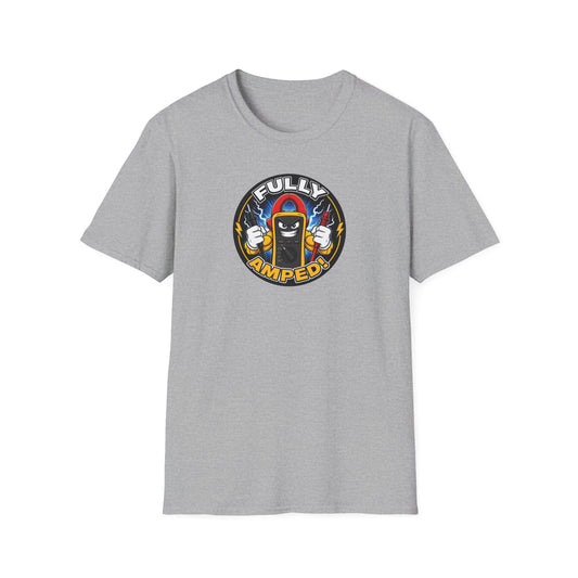 “Fully Amped!” Electrician T-Shirt