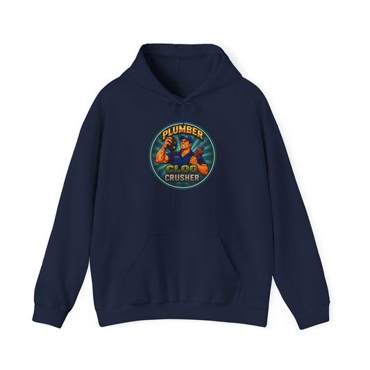 “Clog Crusher” Plumber Hoodie