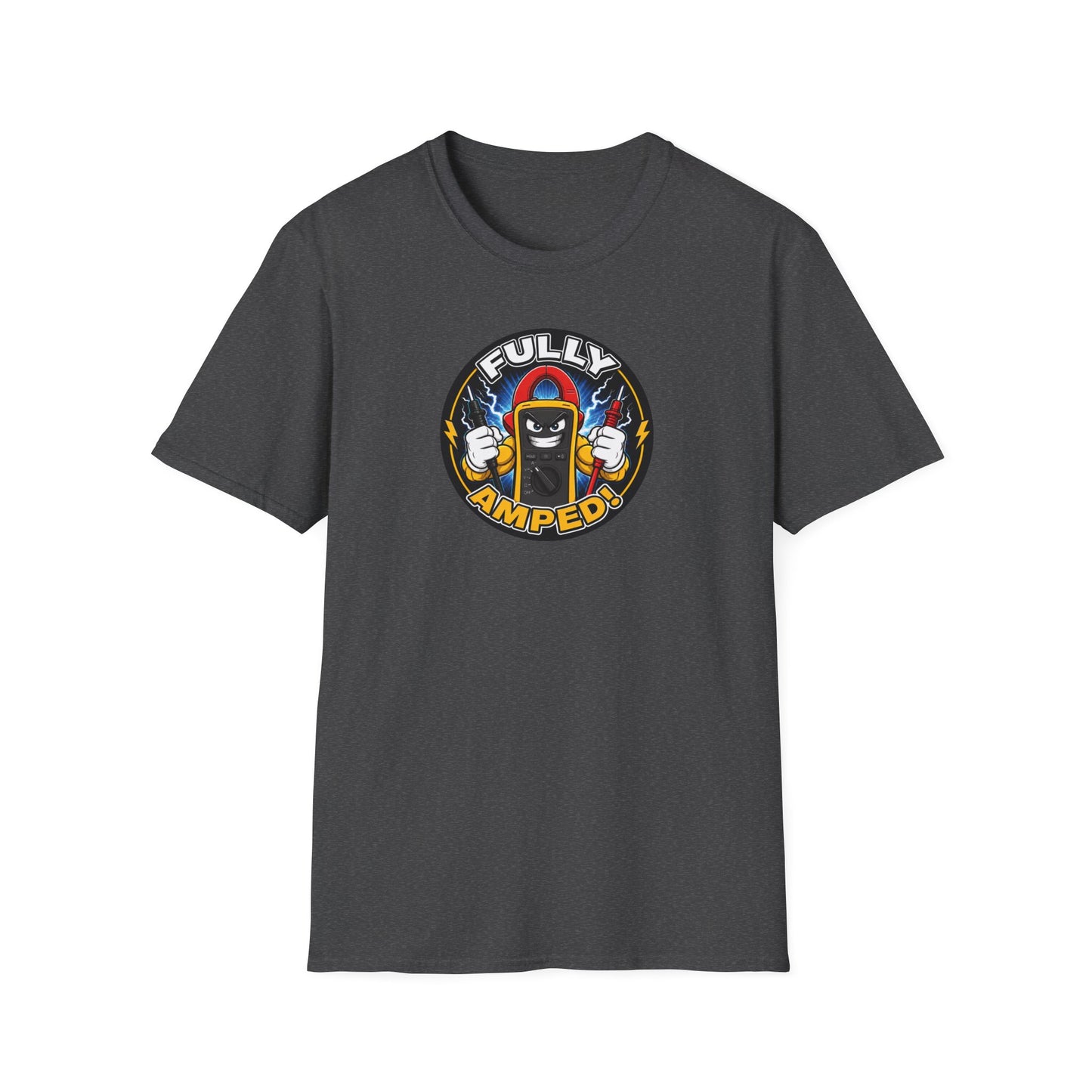 “Fully Amped!” Electrician T-Shirt