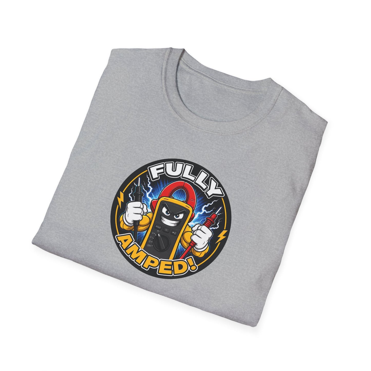 “Fully Amped!” Electrician T-Shirt