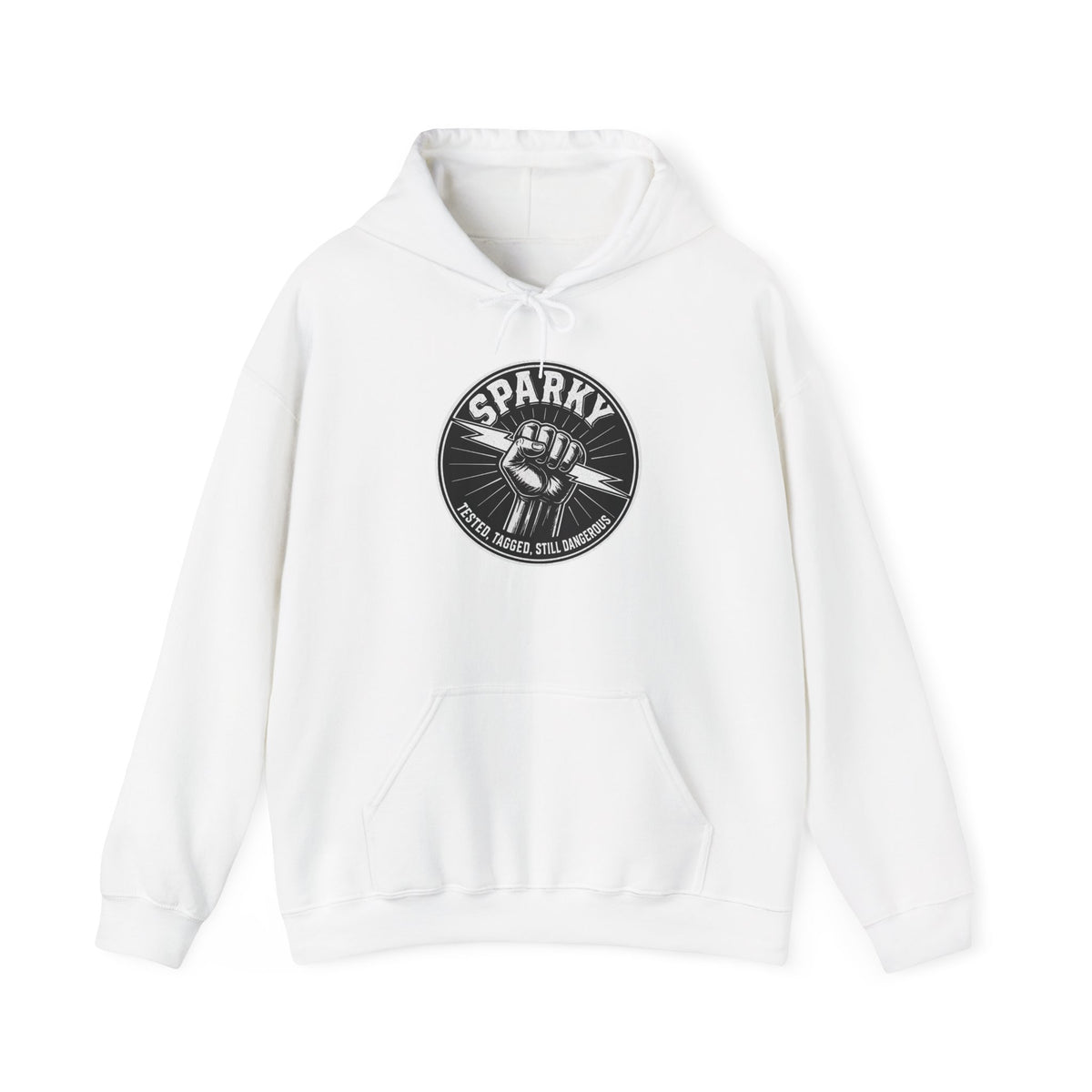 “Sparky - Tested, Tagged, Still Dangerous” Electrician Hoodie