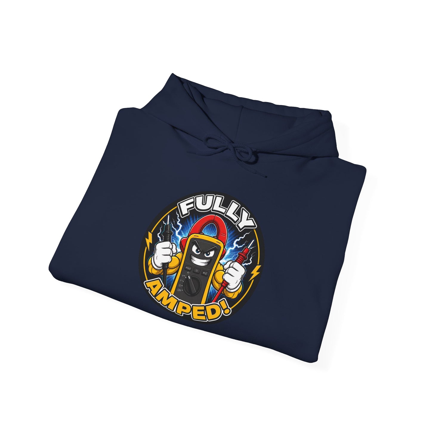 “Fully Amped!” Electrician Hoodie
