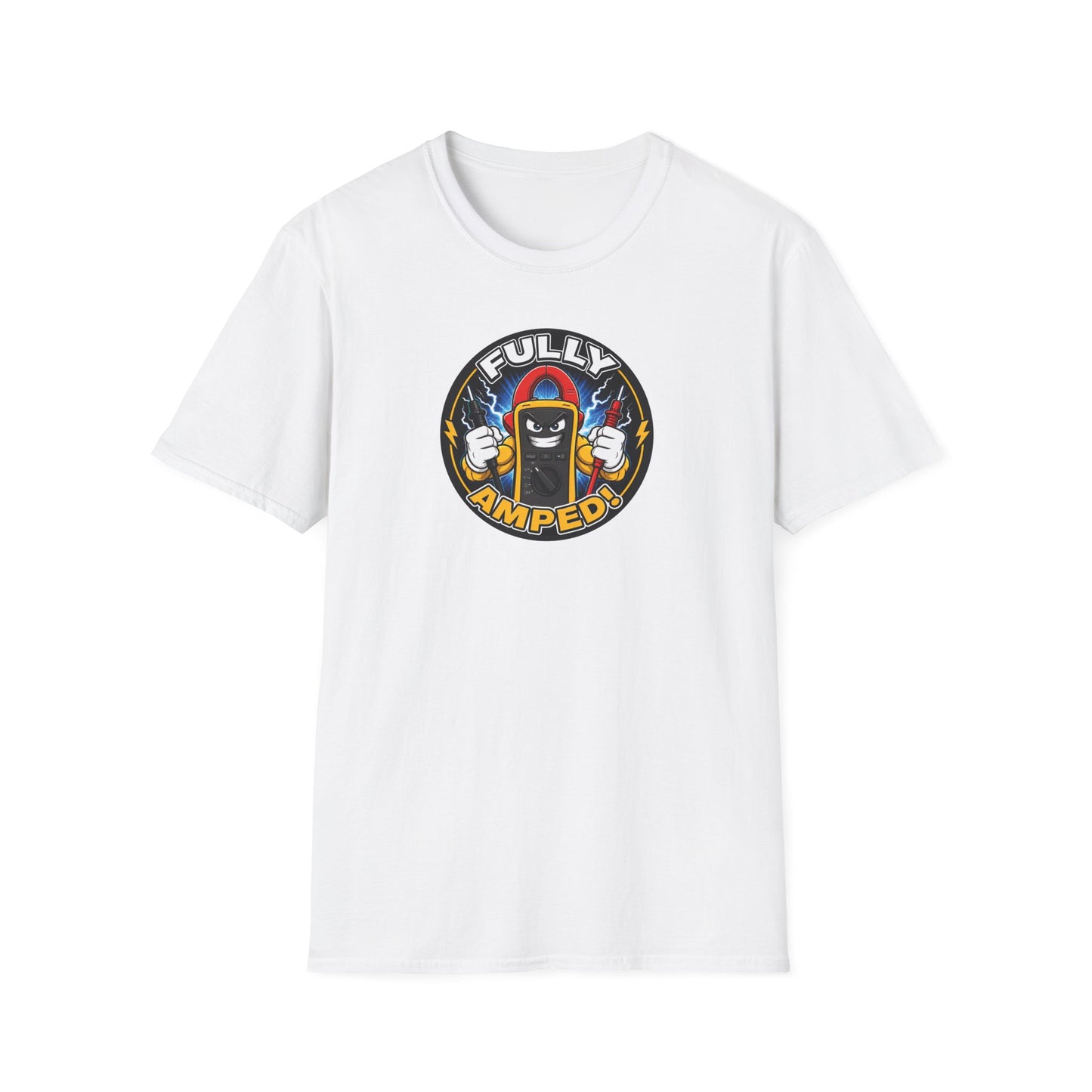 “Fully Amped!” Electrician T-Shirt