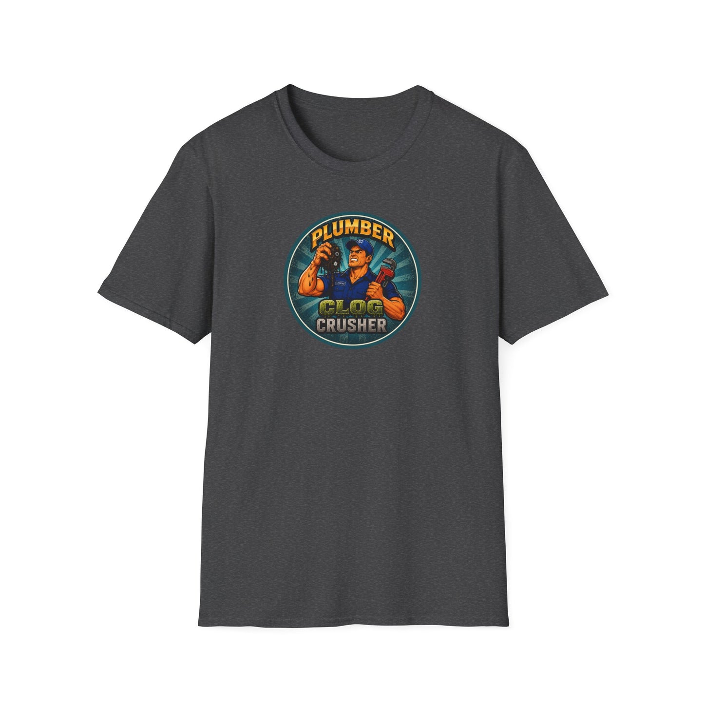 “Clog Crusher” Plumber T-Shirt
