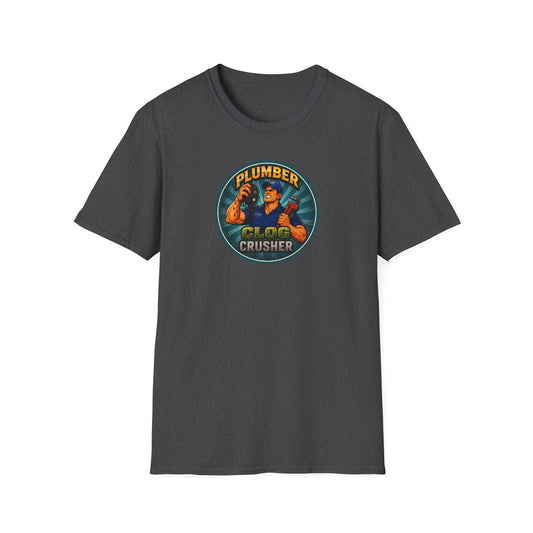 “Clog Crusher” Plumber T-Shirt