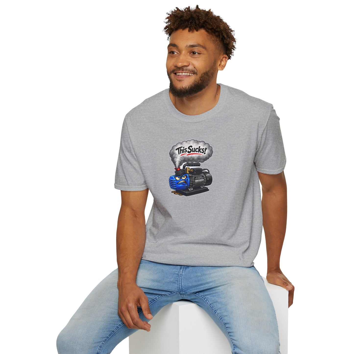 “This Sucks!” Vacuum Pump T-Shirt