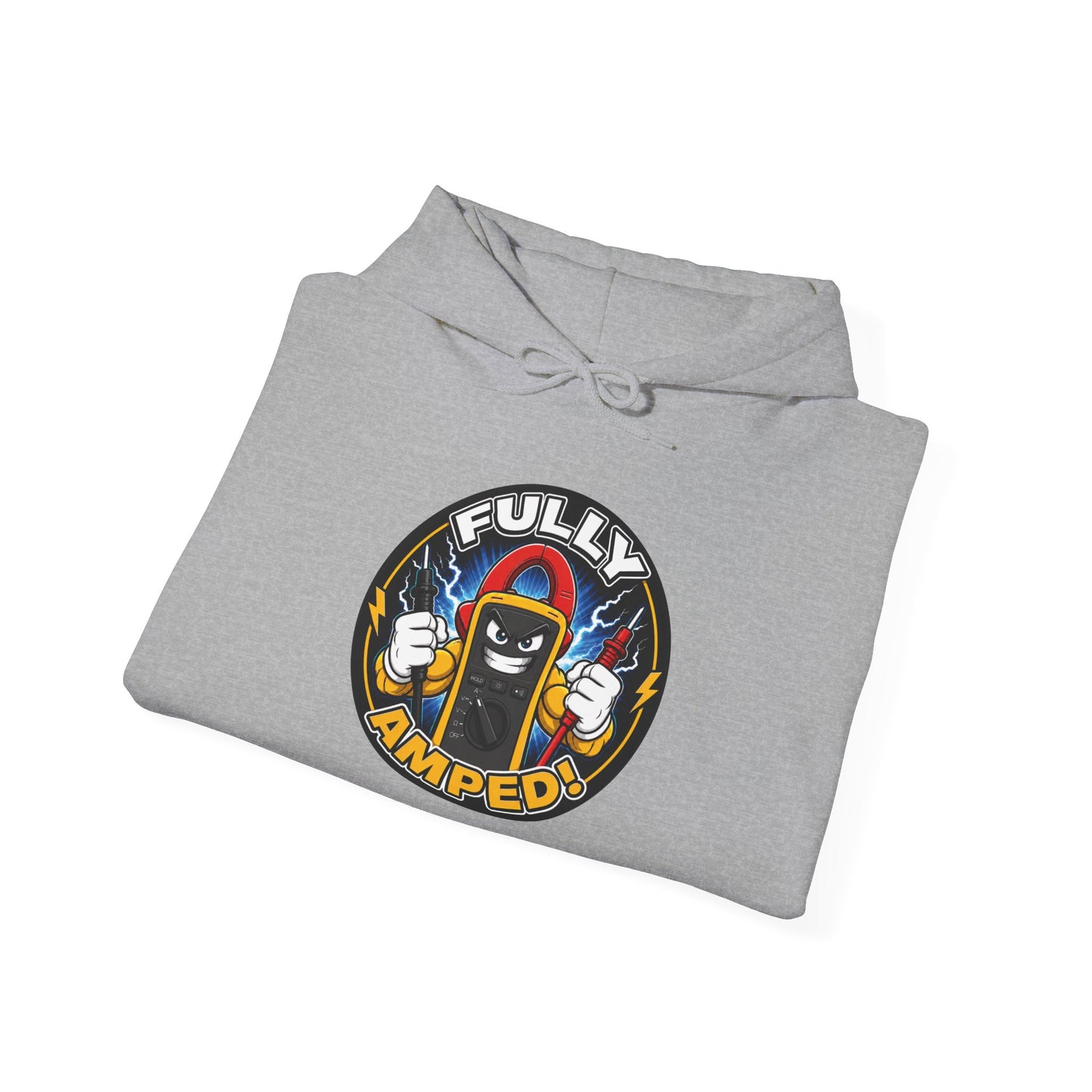 “Fully Amped!” Electrician Hoodie