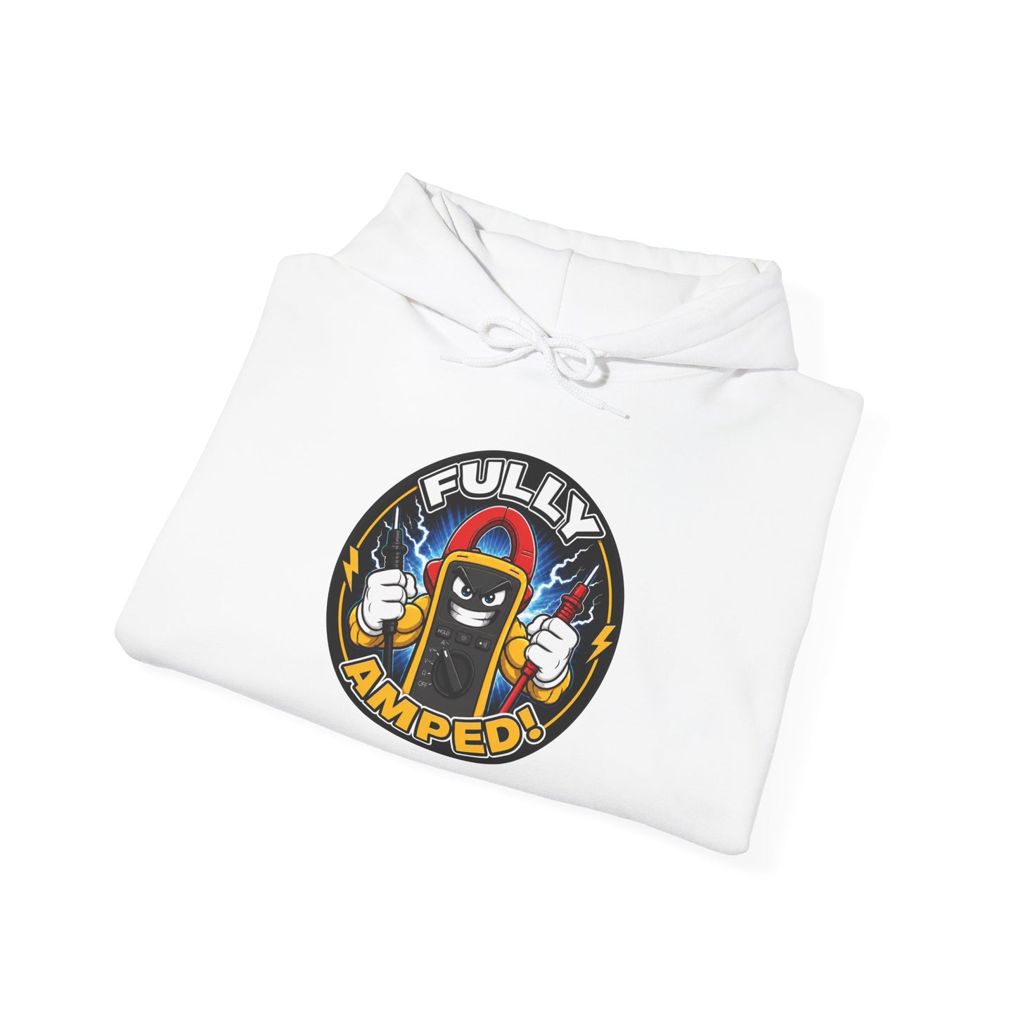 “Fully Amped!” Electrician Hoodie