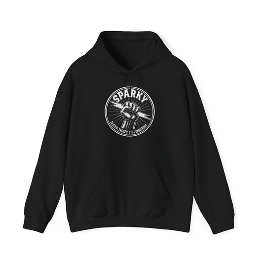 “Sparky - Tested, Tagged, Still Dangerous” Electrician Hoodie