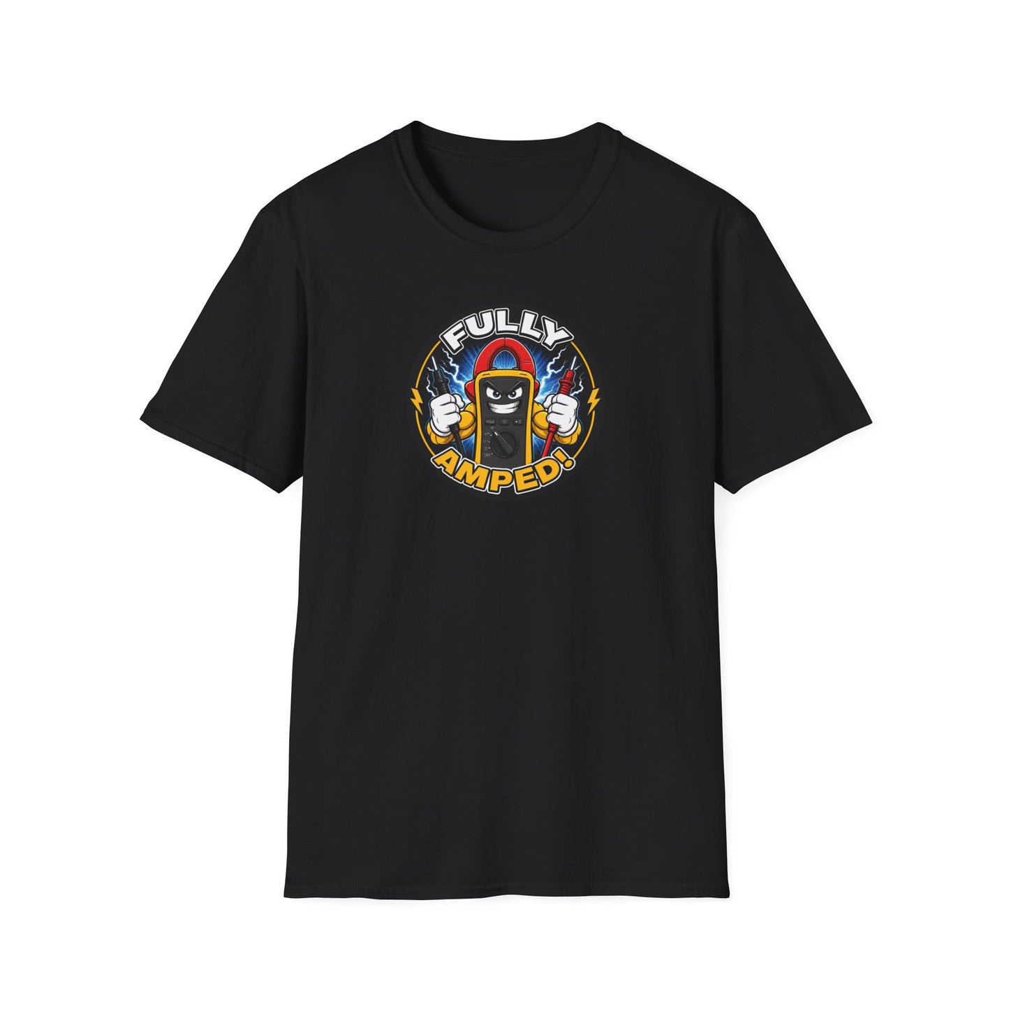“Fully Amped!” Electrician T-Shirt