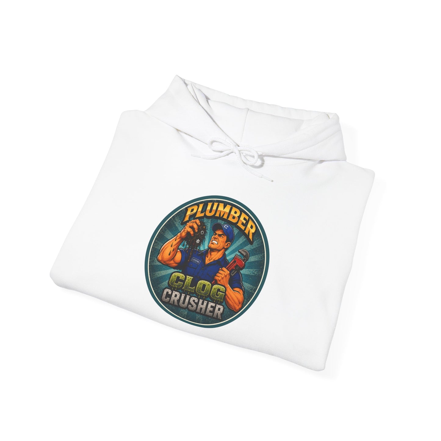 “Clog Crusher” Plumber Hoodie