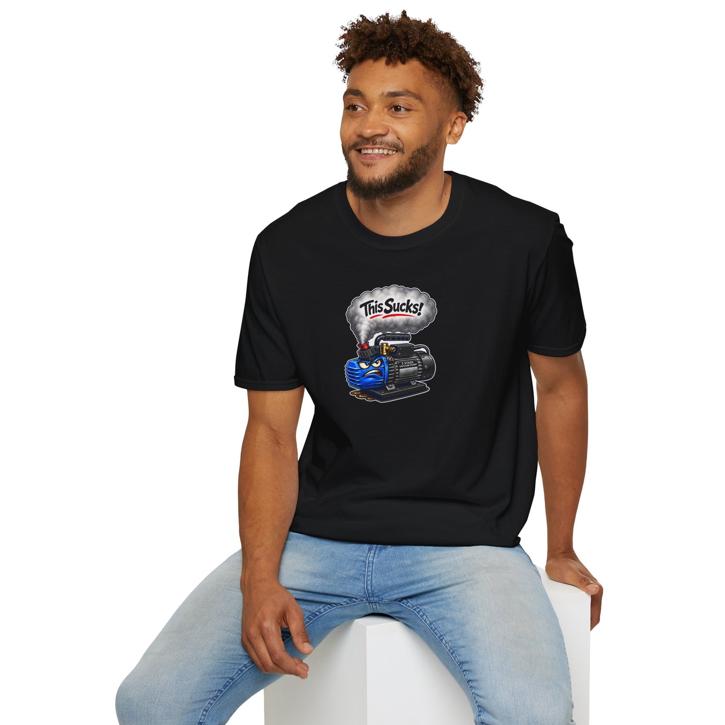 “This Sucks!” Vacuum Pump T-Shirt