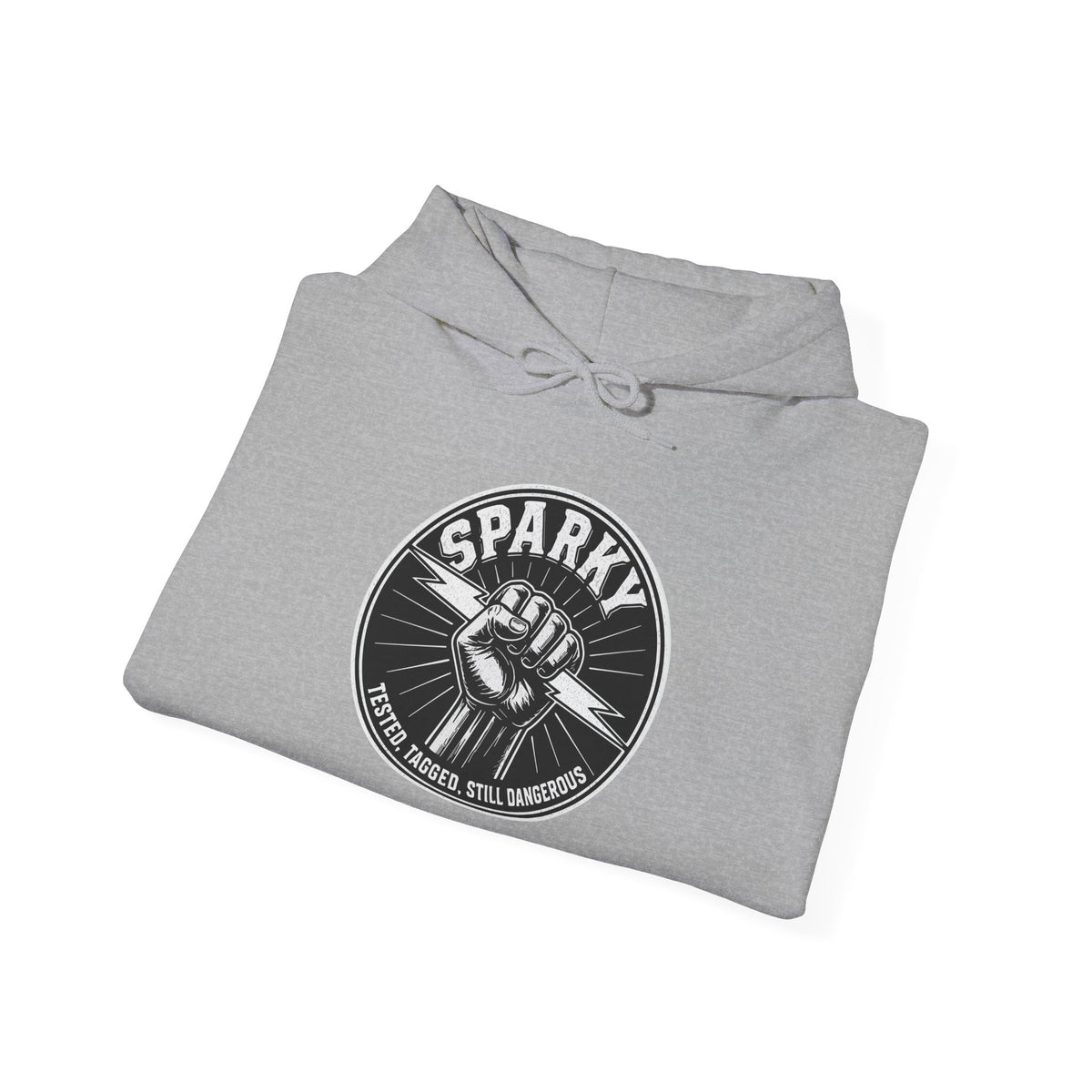 “Sparky - Tested, Tagged, Still Dangerous” Electrician Hoodie