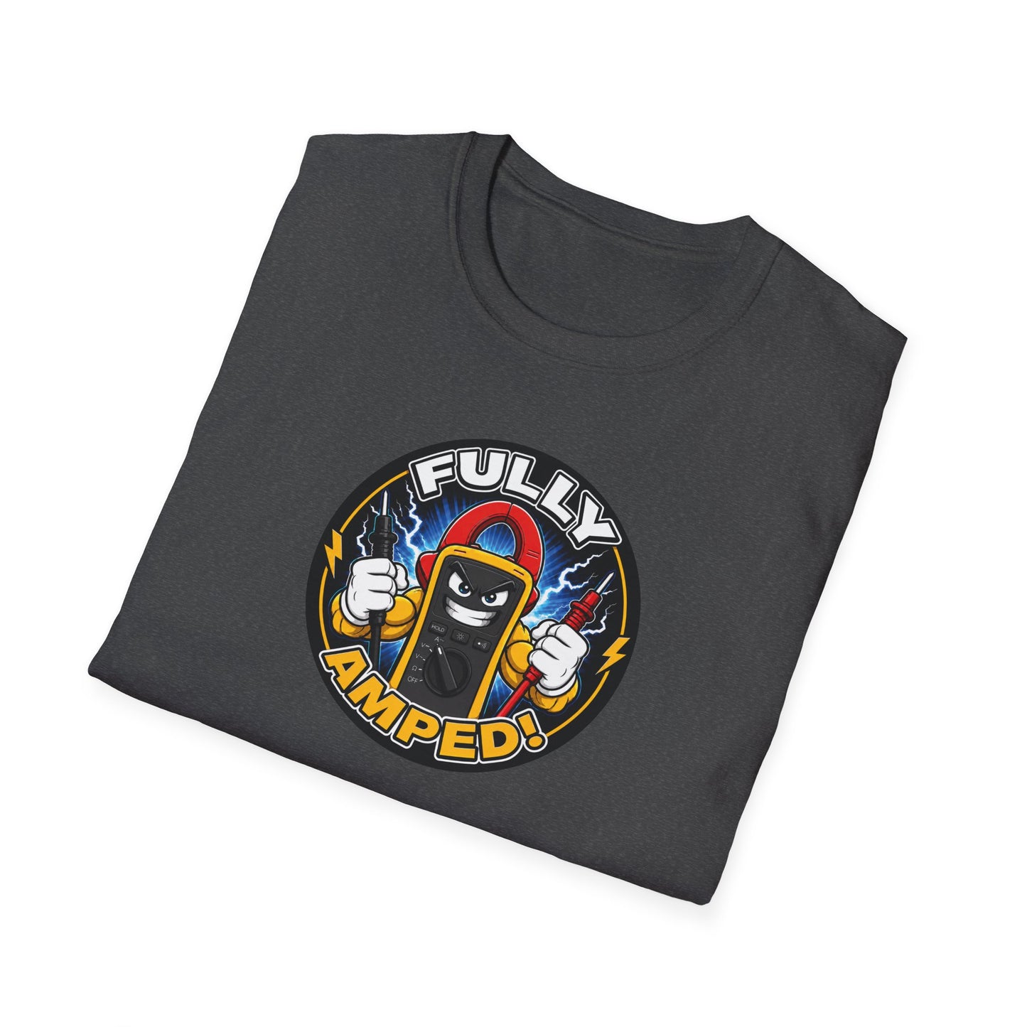 “Fully Amped!” Electrician T-Shirt