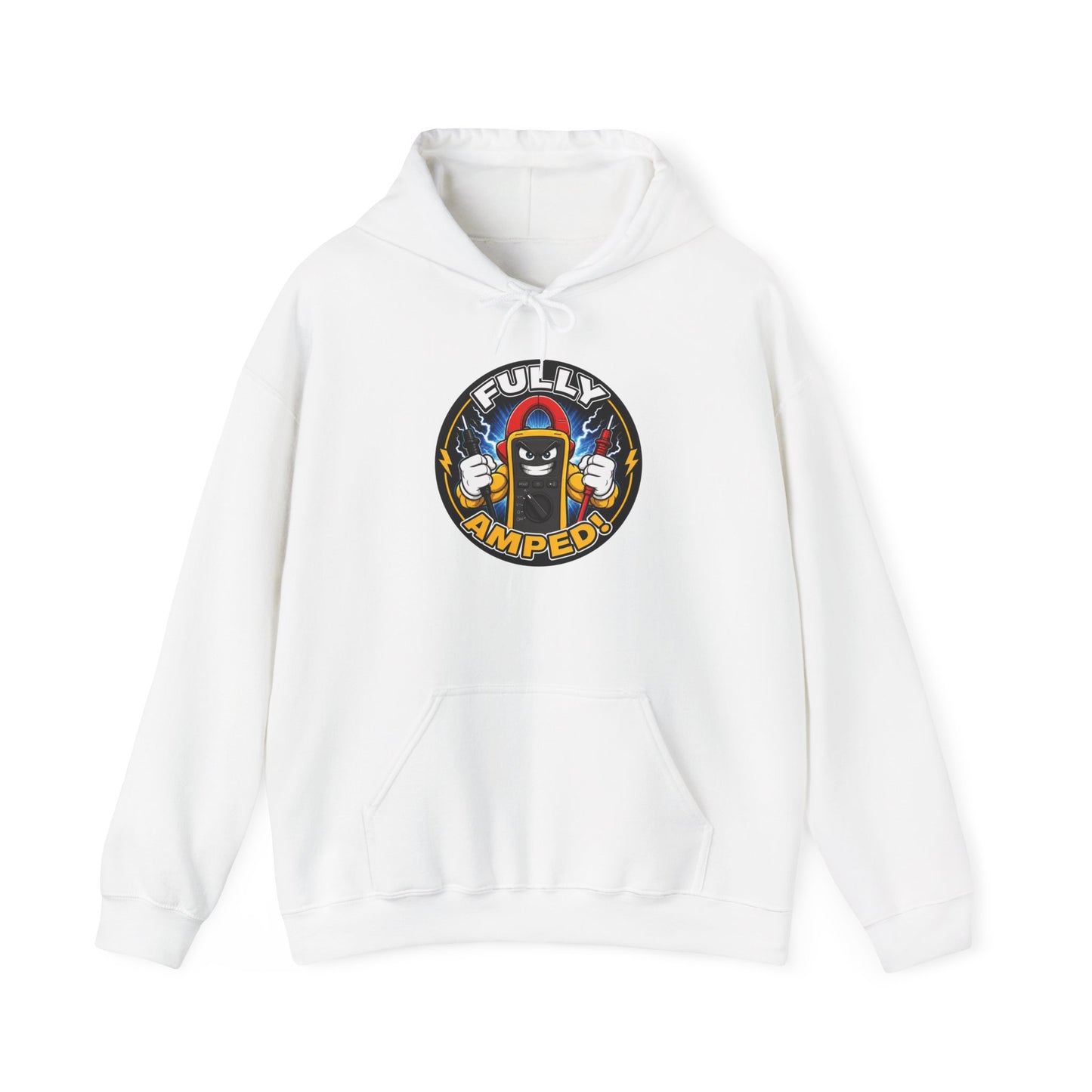 “Fully Amped!” Electrician Hoodie