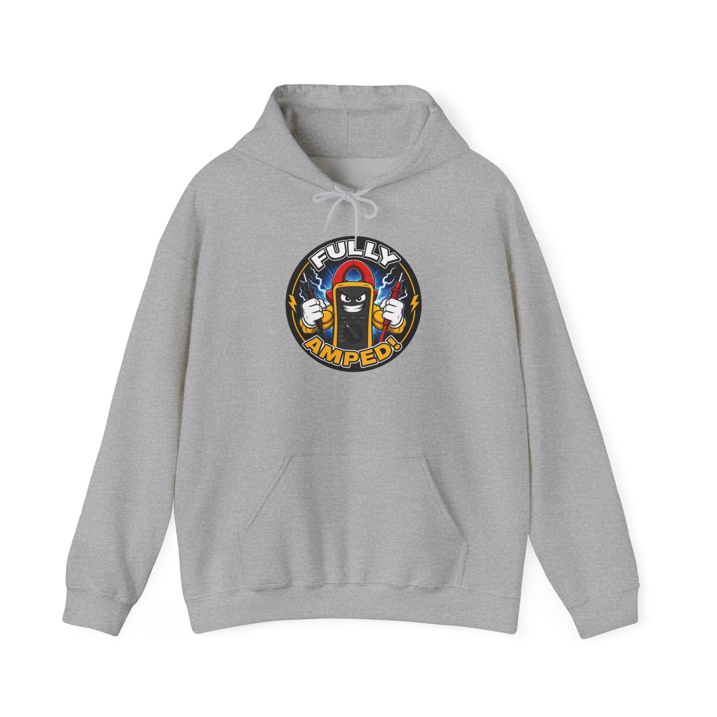 “Fully Amped!” Electrician Hoodie