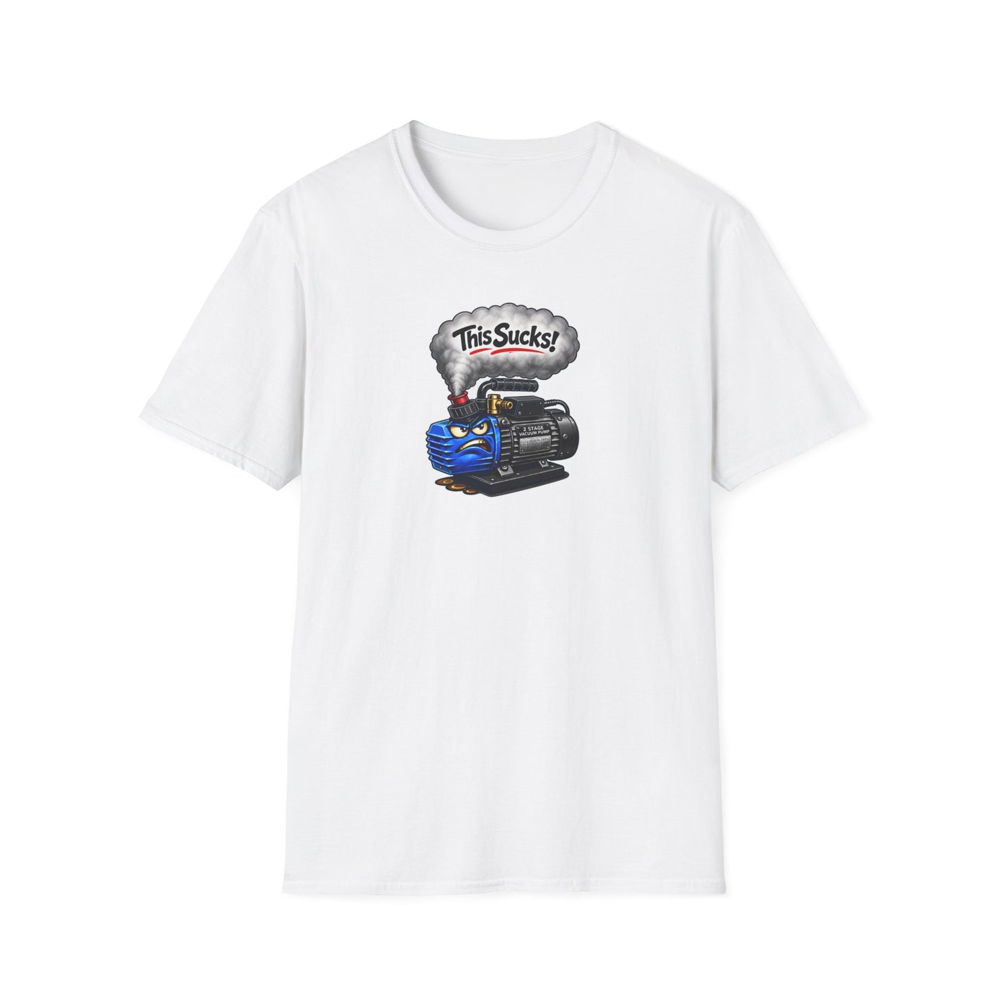 “This Sucks!” Vacuum Pump T-Shirt